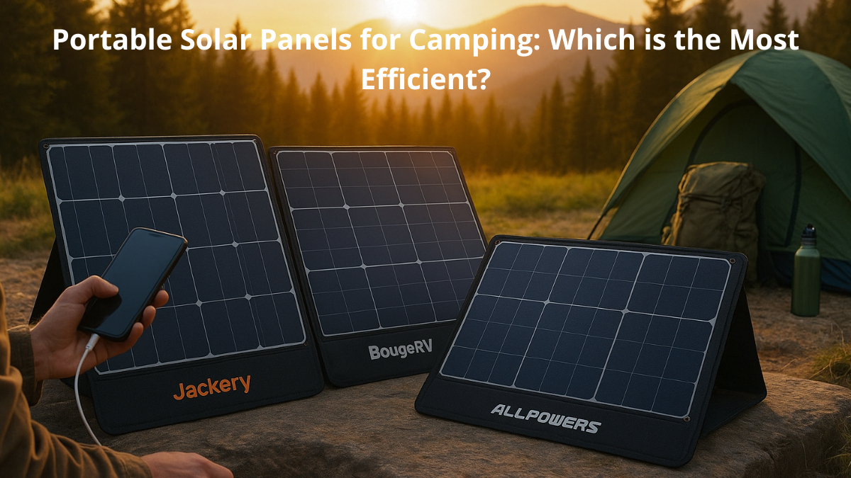 Paneles Solares Portatiles para Camping:¿Cual es el mas Eficiente? Portable Solar Panels for Camping: Which is the Most Efficient?