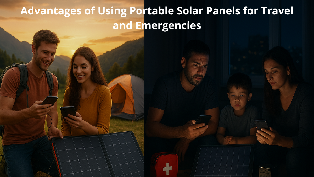 Ventajas de Utilizar Paneles Solares Portátiles en Viajes y Emergencias Advantages of Using Portable Solar Panels for Travel and Emergencies