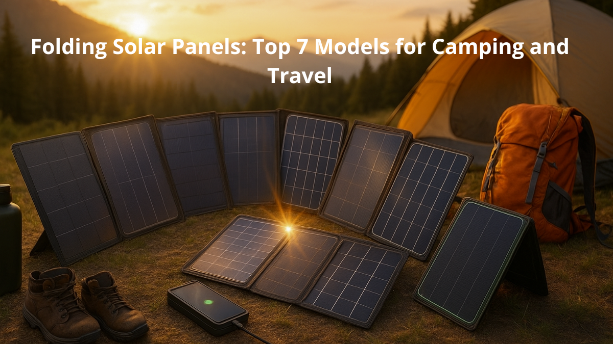 Paneles Solares Plegables: Top 7 Modelos para Acampar y Viajar Folding Solar Panels: Top 7 Models for Camping and Travel