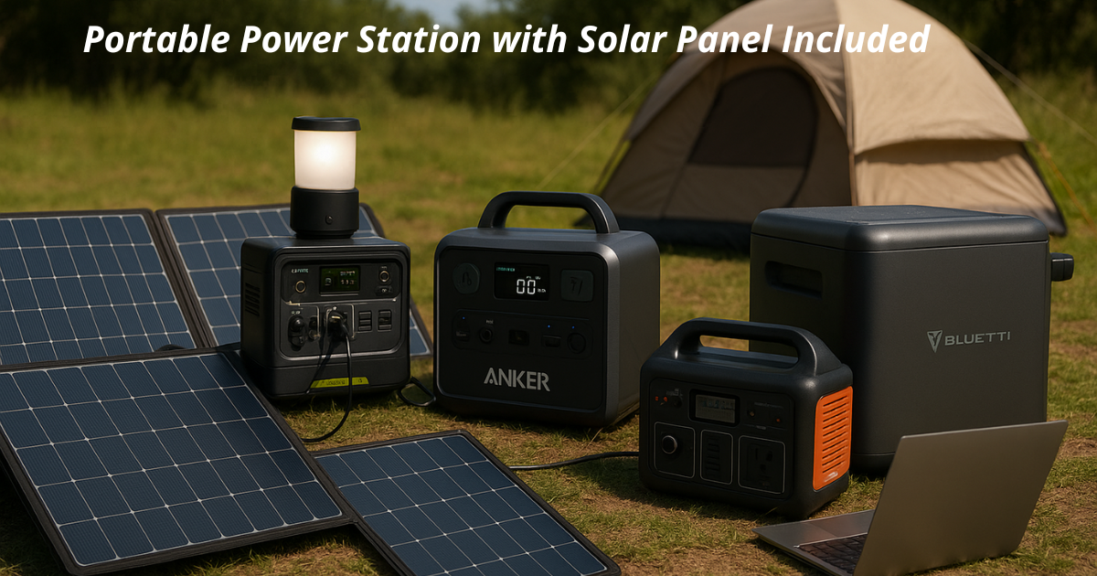 Estación de Energía Portátil con Panel Solar Incluido: Comparativa de Kits 2025 Portable Power Station with Solar Panel Included