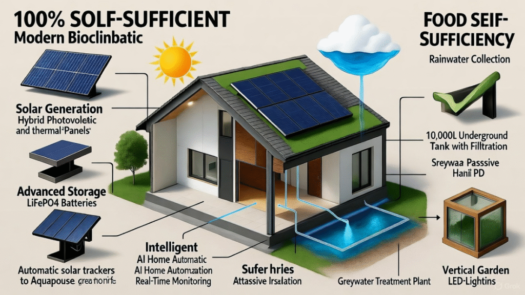 "Self-Sufficient Housing 2025: The Complete Guide to Energy Independence"