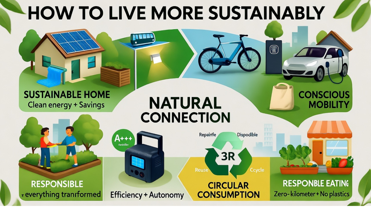 "Vida Sostenible 2025: Guía Práctica para el Cambio Real" "Sustainable Living 2025: A Practical Guide to Real Change"