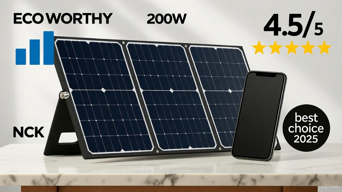 "Paneles Solares Portátiles ECO WORTHY: Análisis y Opiniones 2025" "ECO WORTHY Portable Solar Panels: Analysis and Opinions 2025"
