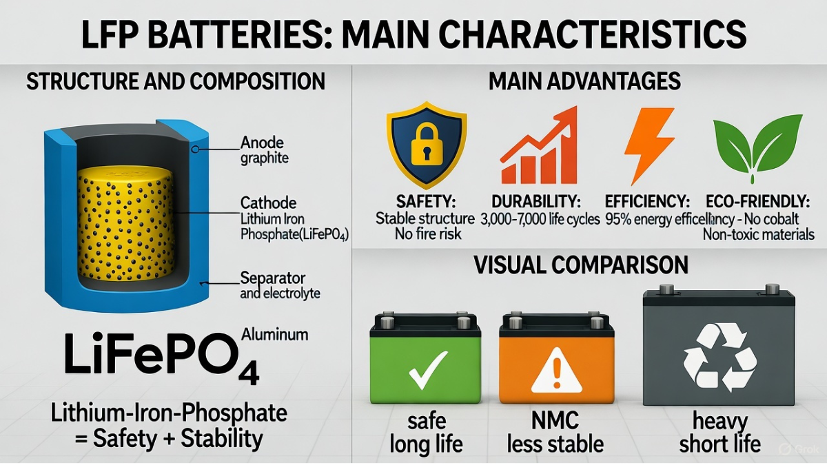 ¿Qué son las batería LFP (LiFePO4)? What are LFP (LiFePO4) batteries?