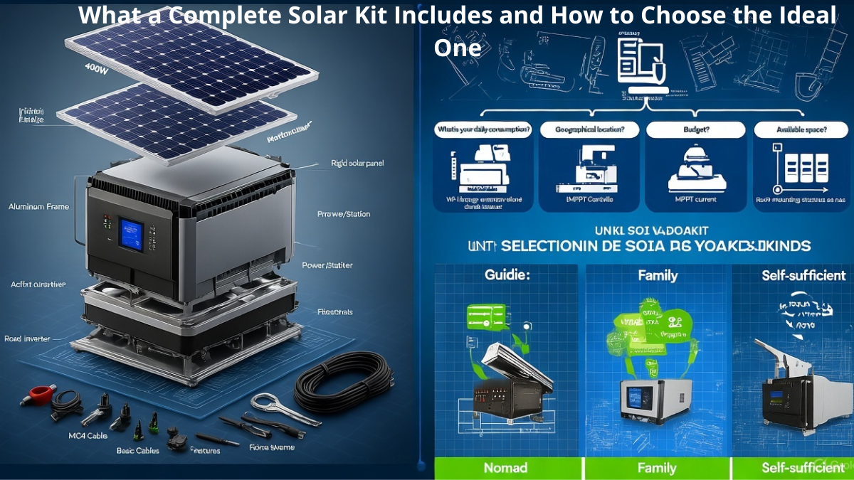 Que Incluye un Kit Solar Completo y como Elegir el Ideal What a Complete Solar Kit Includes and How to Choose the Ideal One