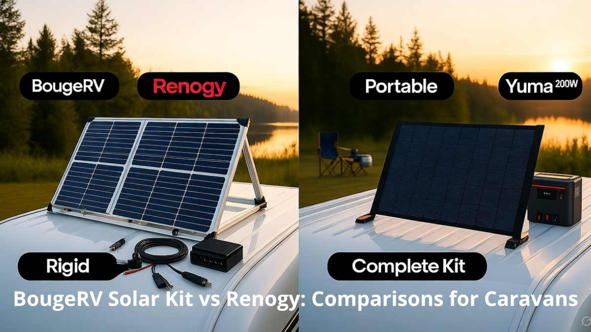 Kit Solar BougeRV vs Renogy:Comparativas para Caravanas BougeRV Solar Kit vs Renogy: Comparisons for Caravans