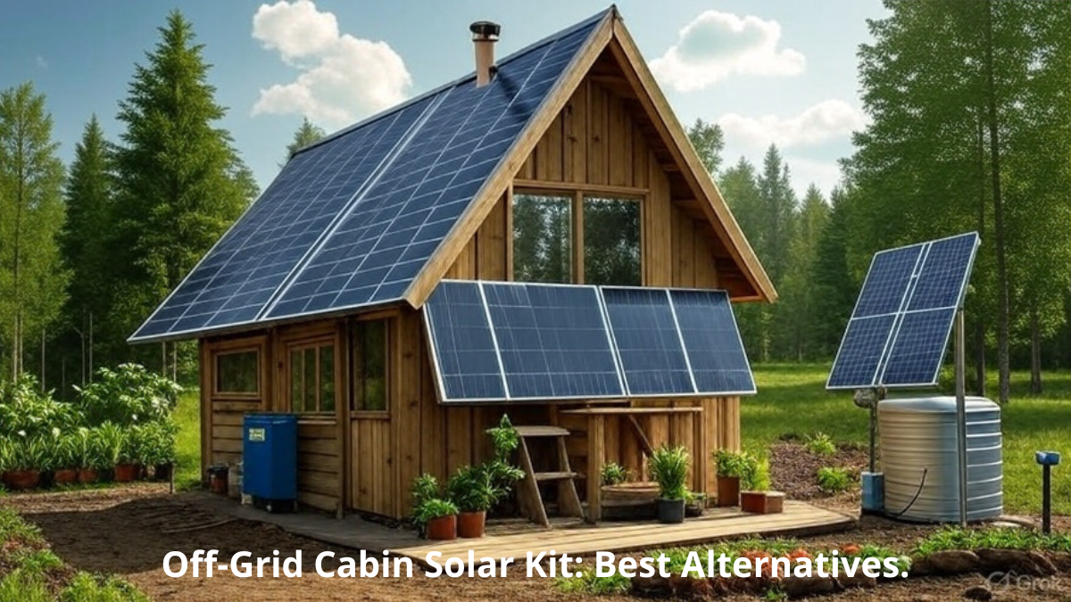 Kit Solar para Cabaña Sin Conexión a la Red: Mejores Alternativas. Off-Grid Cabin Solar Kit: Best Alternatives.