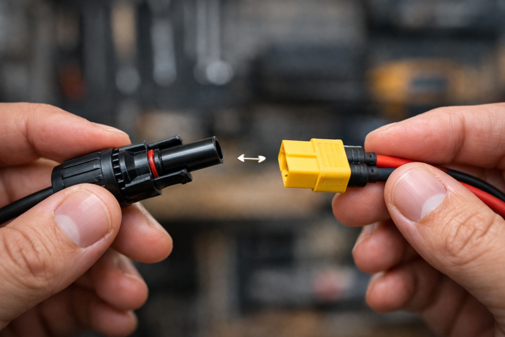 No Verificar la Compatibilidad de Conectores