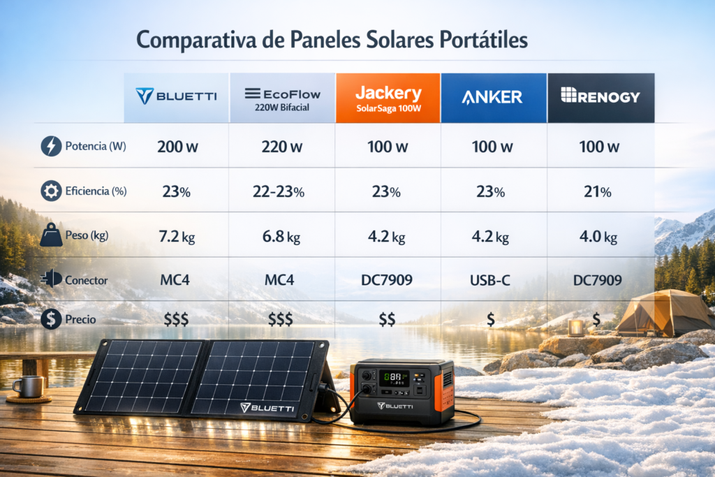 Paneles Solares Plegables: Análisis de los Modelos Más Eficientes del Mercado Características Clave: Qué Debes Mirar