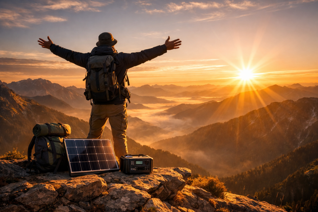 La Guía Definitiva de Energía Solar para Acampadas y Senderismo Conclusión: Energía Solar, Libertad Total