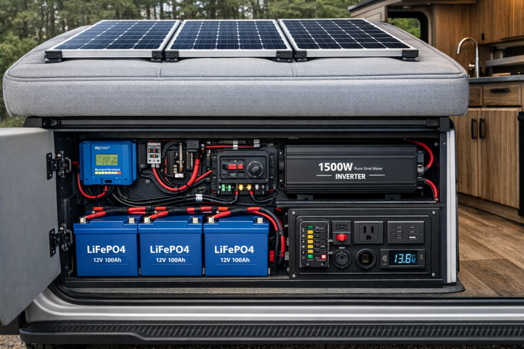 Cómo Elegir el Panel Solar Perfecto para tu Furgoneta Camper Furgoneta para vida a tiempo parcial (semanas)