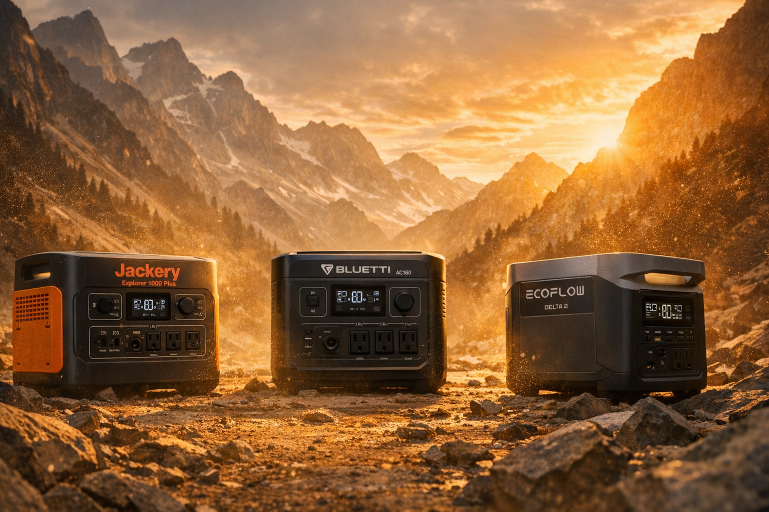 Battle of the Brands: Jackery vs Bluetti vs EcoFlow