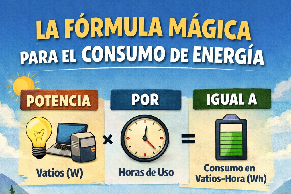la fórmula del consumo energético