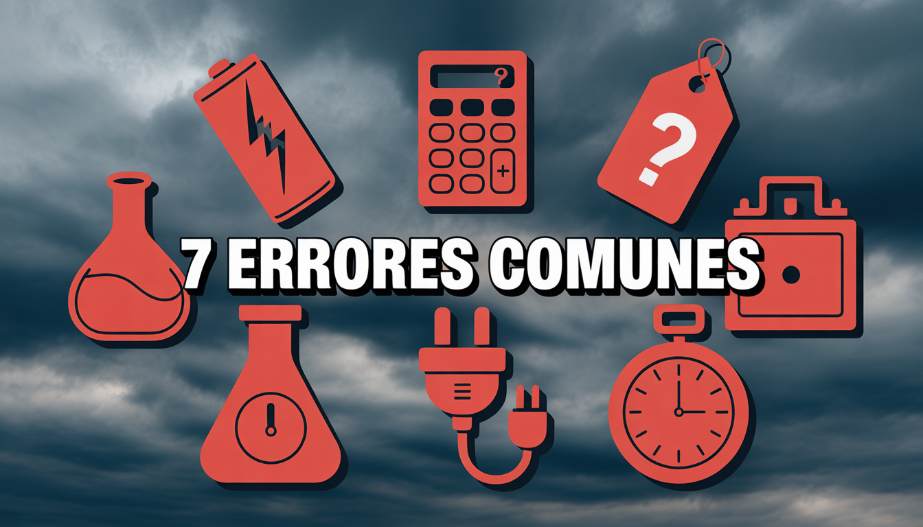 Los 7 Errores Más Comunes al Comprar tu Primer Kit Solar