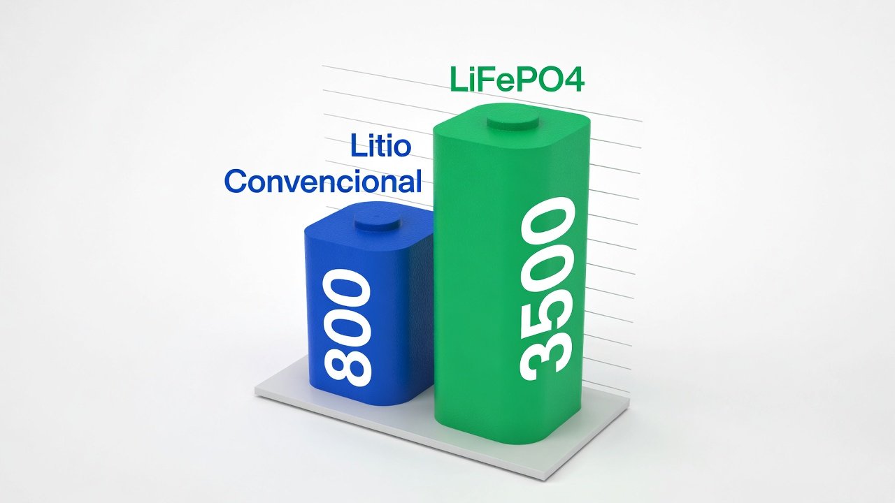 Vida Util de Baterias de Litio y LifeP04