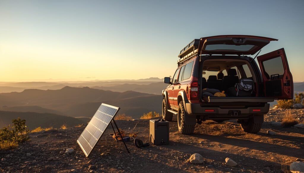 La Guía Definitiva de Energía Solar para Acampadas y Senderismo Acampada en Coche o Moto (Overlanding)