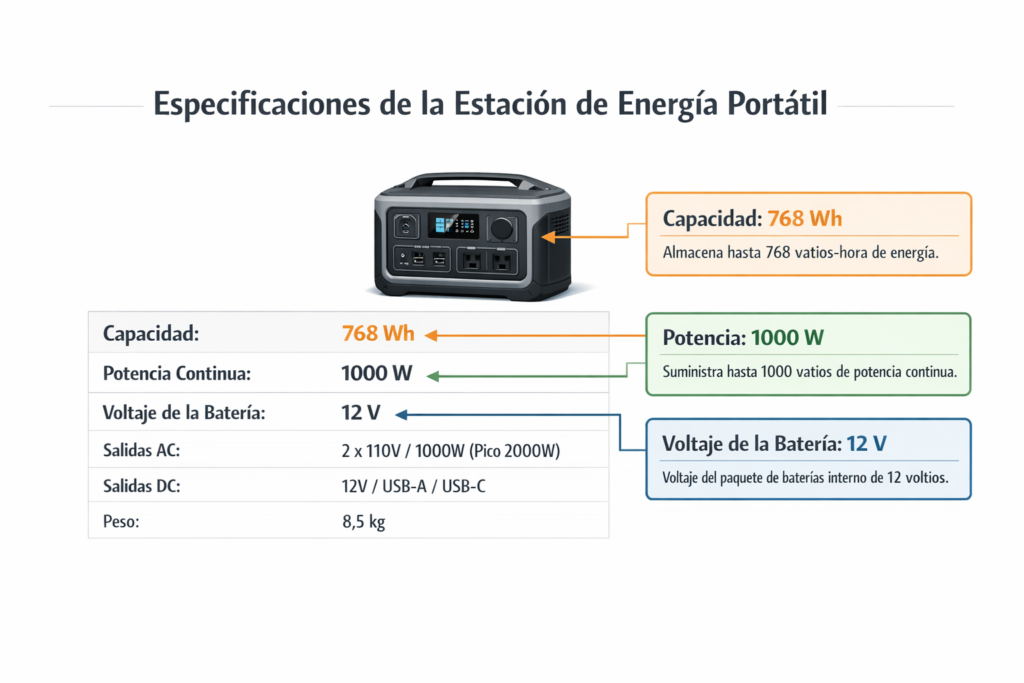 Cómo Leer una Ficha Técnica de Estación de Energía 