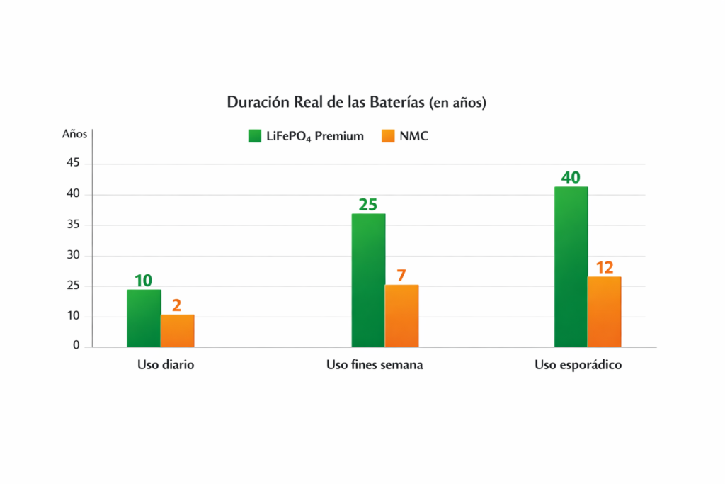Ciclos de Vida de las Baterías: Lo que las Marcas no te Cuentan ¿Cuántos Años Durará tu Batería en el Mundo Real?
