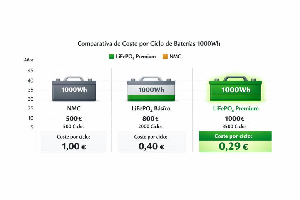 Ciclos de Vida de las Baterías: Lo que las Marcas no te Cuentan ¿Merece la Pena Pagar por Más Ciclos?