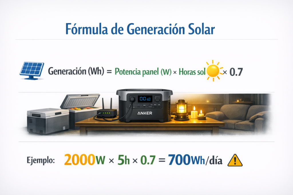 Calculadora de Autonomía: ¿Cuánto Durará tu Estación de Energía? Cómo Calcular la Autonomía con Paneles Solares