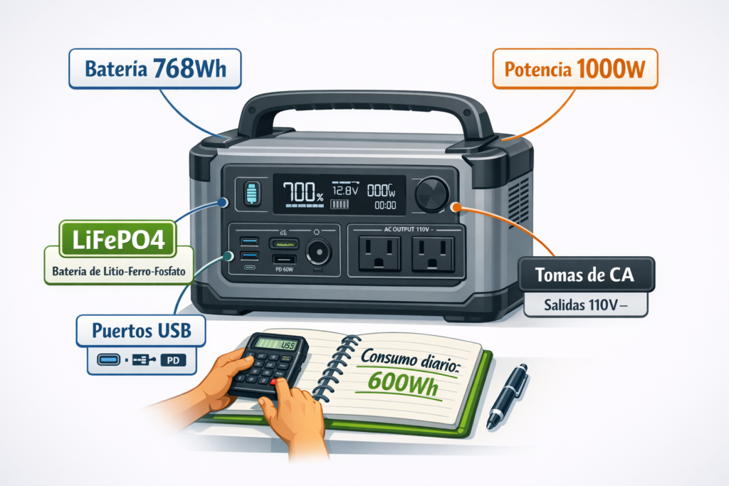 Checklist para Comprar tu Primer Kit Solar Fase 2: Elección de la Estación de Energía