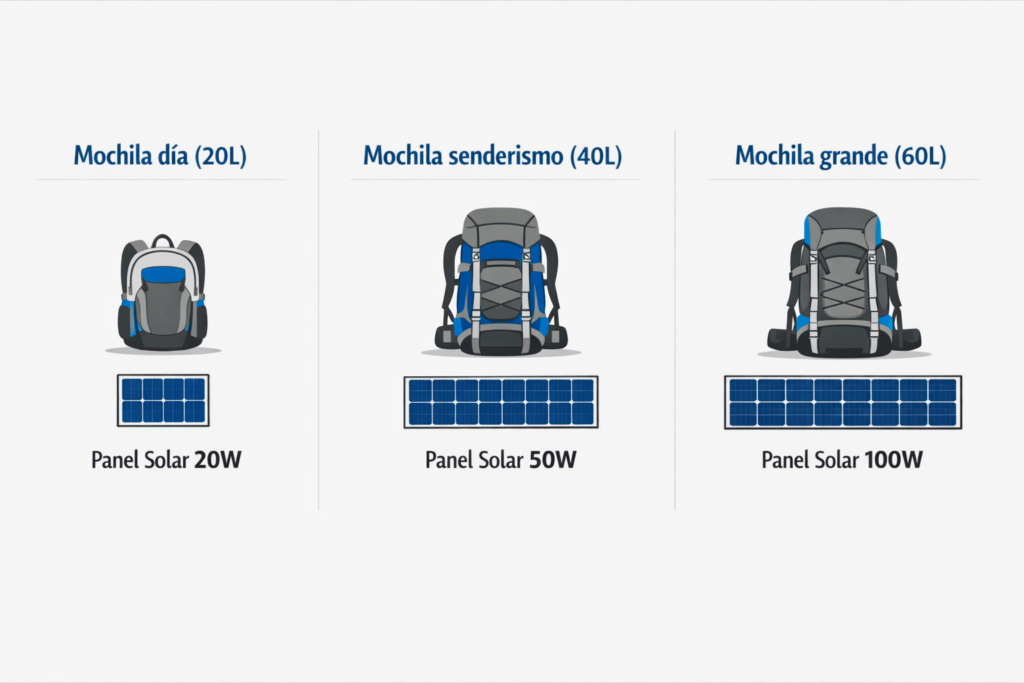 Guía por Mochila: Qué Panel Cabe para Senderismo