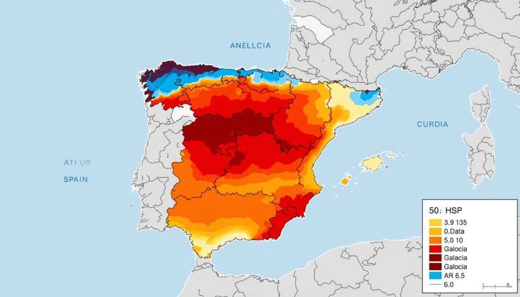 Mapa de Horas de Sol en España: Las Mejores Zonas para Energía Solar Mapa de Horas de Sol en España