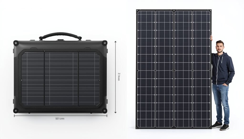 Paneles Plegables: Tamaño Plegado vs Desplegado